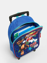 Rugzak Op Wieltjes 1 Compartiment Paw patrol Blauw friend around town 2590-vue-porte