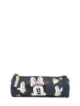Pennenzak 1 Compartiment Mickey and minnie mouse Blauw glitter love 2070171