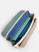 Rugzak 2 Compartimenten Caramel et cie Roze boheme FI-vue-porte