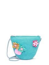 Cross Body Tas Le voyage en panier Blauw kids PM624