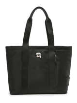 Handtas K Ikonic 2.0 Nylon Karl lagerfeld Zwart k ikonic 2.0 235W3247