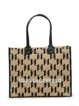 Shoppingtas K/skuare Raffia Karl lagerfeld Beige k skuare 235W3022