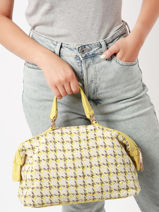 Handtas Tweed Miniprix Geel tweed 11791-vue-porte