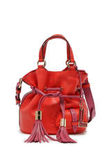 Cross Body Tas Premier Flirt Multico Leder Lancel Oranje premier flirt 3133701