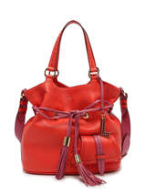 Handtas M Premier Flirt Multico Leder Lancel Oranje premier flirt A12363