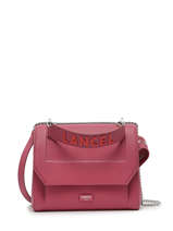 Schoudertas M Ninon Multico Leder Lancel Violet ninon A12358