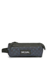 Pennenzak 2 Compartimenten Rip curl Blauw checkers CH12TMUT