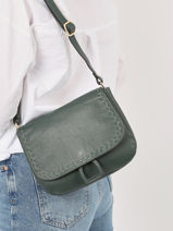 Cross Body Tas Tradition Leder Etrier Groen tradition EHER23-vue-porte