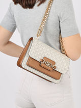 Cross Body Tas Heather Leder Michael kors Veelkleurig heather S2G7HL3B-vue-porte