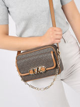 Cross Body Tas Parker Michael kors Bruin parker F2G7PC8B-vue-porte