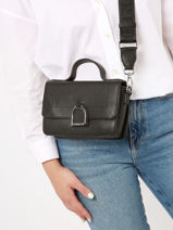 Cross Body Tas S Altesse Leder Etrier Blauw altesse EALT048S-vue-porte
