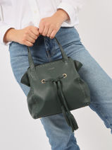 Handtas Tradition Leder Etrier Groen tradition EHER027S-vue-porte