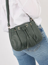 Cross Body Tas Tradition Leder Etrier Groen tradition EHER021S-vue-porte