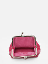 Portemonnee Leder Etrier Roze madras EMAD654-vue-porte