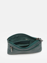 Portemonnee Leder Etrier Groen paris EPAR612-vue-porte