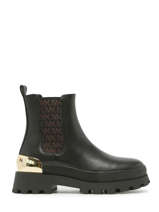 Boots Rowan Uit Leder Michael kors Zwart women F3RWFE7L