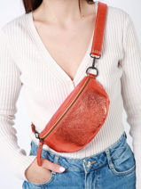 Heuptasje Nine Leder Milano Oranje nine NI19091N-vue-porte
