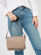 Schoudertas Balade Leder Etrier Bruin balade EBAL20-vue-porte