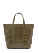 Handtas Cabas Cuir Leder Vanessa bruno Beige cabas cuir 82V40413