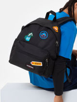 Rugzak Eastpak Zwart pbg authentic PBGA5B74-vue-porte