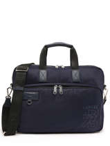 Slim Documententas Leo Lancel Blauw leo A12681