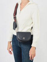 Cross Body Tas Th City Summer Tommy hilfiger Blauw th city summer AW14877-vue-porte