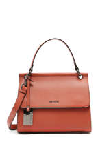 Cross Body Tas Blazer Leder Etrier Oranje blazer EBLA001M