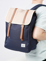 Rugzak 1 Compartiment Herschel Groen classics 11404-vue-porte