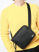 Cross Body Tas Lacoste Zwart lcst NH4046LV-vue-porte