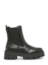 Chelsea Boots Uit Leder Tamaris Zwart women 41