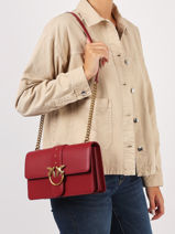 Cross Body Tas Love Bag Icon Pinko Roze love bag icon AF1-vue-porte