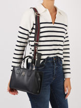 Handtas Th City Summer Tommy hilfiger Blauw th city summer AW14875-vue-porte