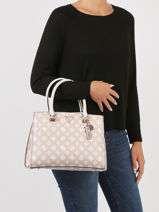 Handtas Noelle Guess Roze noelle PT787906-vue-porte
