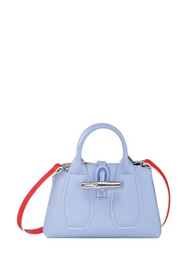 Longchamp Roseau galon Handtas Blauw