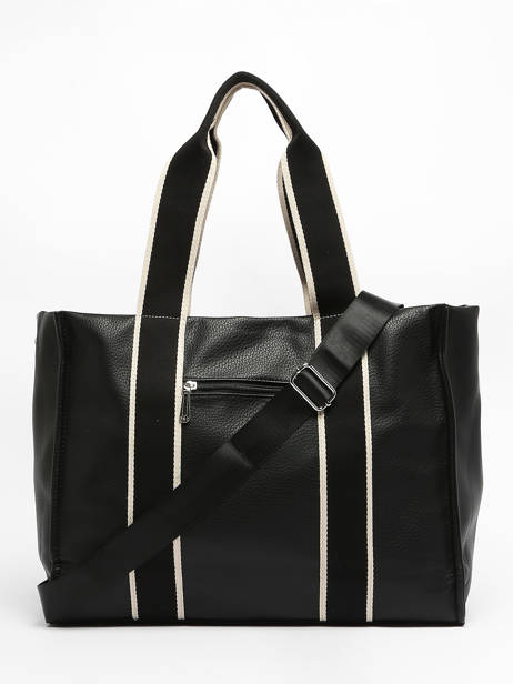 Schoudertas A4 Formaat New Grain Miniprix Zwart wt new grained F6946 ander zicht 3