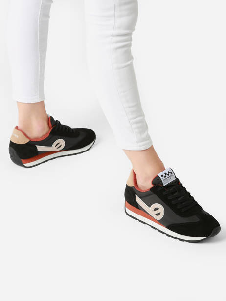 Sneakers City Run Jogger Uit Leder No name Zwart women HRCA0415 ander zicht 2