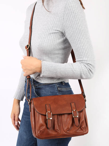Cross Body Tas Toscane Hexagona Bruin toscane 579732 ander zicht 1