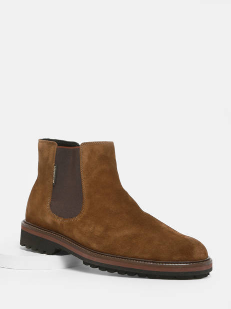 Chelsea Boots Benson Uit Leder Mephisto Bruin men P5143617 ander zicht 1