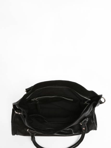 Handtas Leder Basilic pepper Zwart glam BGLA22 ander zicht 3