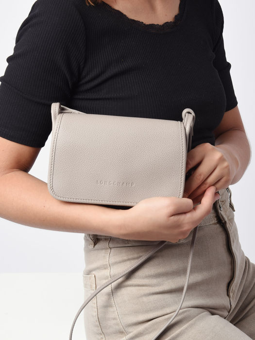 Longchamp Le foulonné Clutch Grijs