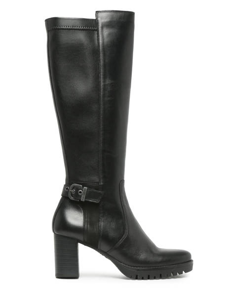 Laarzen Met Hak Evie Uit Leder Dorking Zwart theme D8955