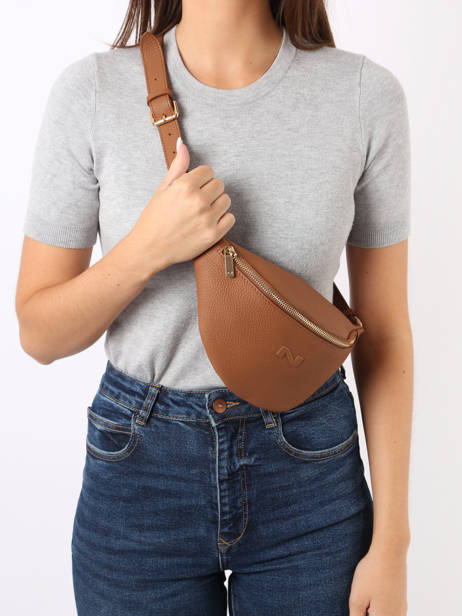 Heuptasje Small Derby Leder Nathan baume Bruin n city 25 ander zicht 1