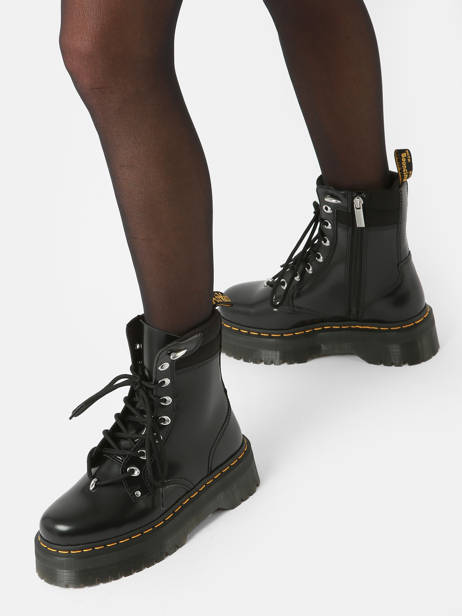 Jadon Hwd Ii Butter Enkellaarsjes Uit Leder Dr martens Zwart women MAU-WIL ander zicht 2