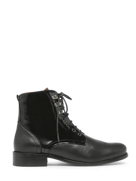 Boots Uit Leder Rock and rose Zwart women 8006