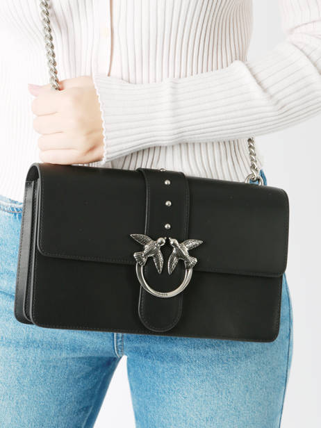 Cross Body Tas Love Bag Icon Pinko Zwart love bag icon AF1 ander zicht 1