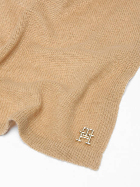 Sjaal Tommy hilfiger Beige cashmere chic AW15343 ander zicht 1