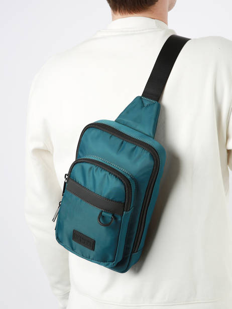 Cross Body Tas Hexagona Groen bump 639028 ander zicht 1