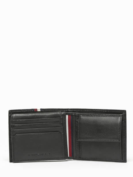 Portefeuille Leder Tommy hilfiger Zwart th premium AM11270 ander zicht 1