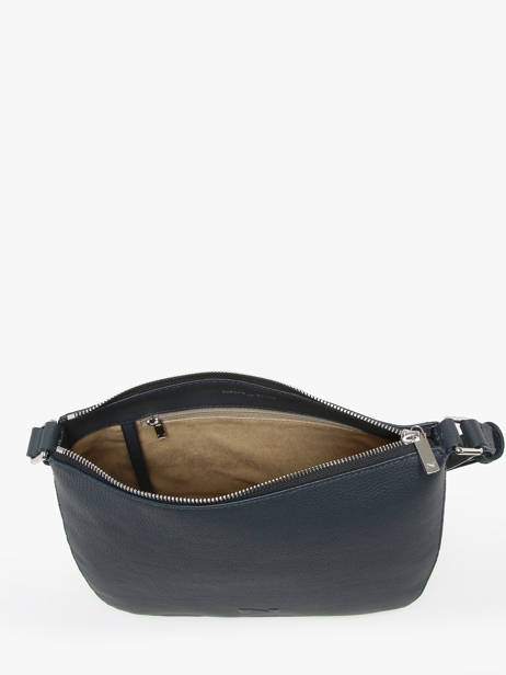 Schoudertas Lou Leder Nathan baume Blauw egee 5 ander zicht 3