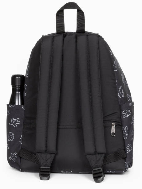 Rugzak 1 Compartiment Eastpak Zwart diney 100 x eastpak A5BG4DIS ander zicht 3